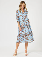 Kensington Floral Dress - Blue Koko