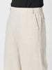 Lino Wide Leg Pant - Natural