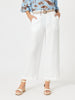 Lino Wide Leg Pant - White