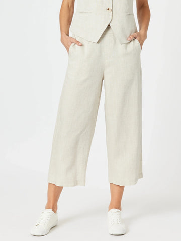 Lino Wide Leg Pant - Natural gordon smith