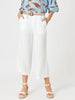 Lino Wide Leg Pant - White GORDON SMITH