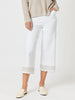 Scallop Hem Pant - White/Natural gordon smith