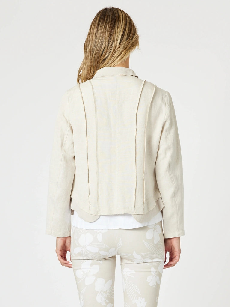 Lino Le Marais Jacket - Natural GORDON SMITH