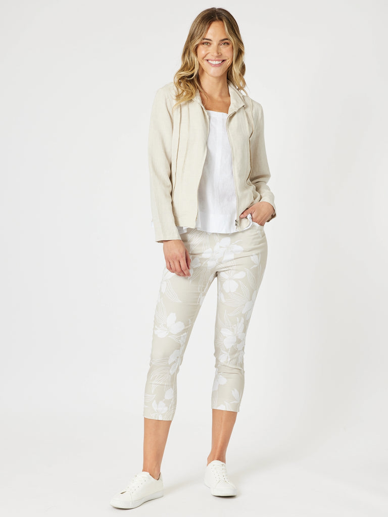 Lino Le Marais Jacket - Natural GORDON SMITH