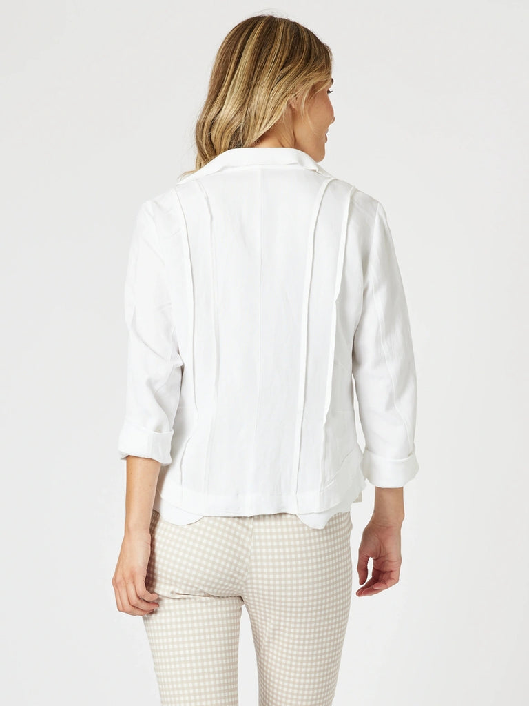 Lino Le Marais Jacket - White GORDON SMITH
