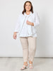 Alexis Gingham Print Pant - Natural