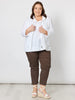 Small Bow Pant - Koko White