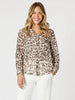 On Safari Shirt-Natural Multi