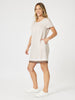 Rattan Dress - Natural / White
