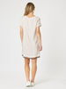 Rattan Dress - Natural / White