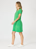 Lino Stitch Dress-Elm