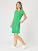 Lino Stitch Dress-Elm