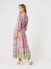Mardi Gras Print Dress - Pink/ Multi