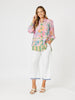 Mardi Gras Print Shirt - Pink/ Multi