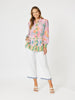 Mardi Gras Print Shirt - Pink/ Multi