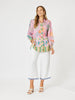 Mardi Gras Print Shirt - Pink/ Multi