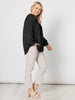 Lux Plait Top - Black