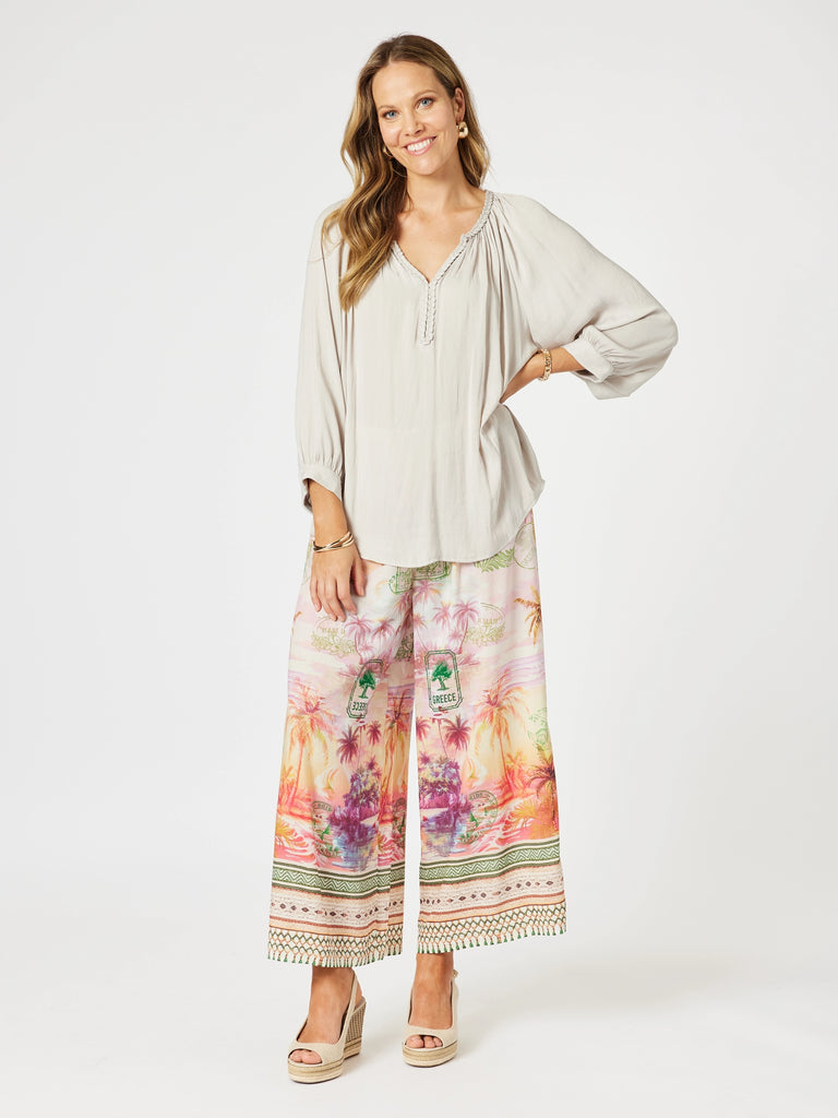 Lux Plait Top - Champagne gordon smith hammock and vine