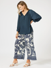 Palm Cove Pant-Navy Multi