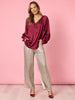 Opera Wide Leg Pant - Champagne