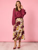 Lux Plait Top - Shiraz