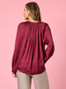 Lux Plait Top - Shiraz