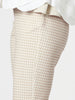 Alexis Gingham Print Pant - Natural