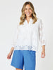 Shelly Lace Top - White