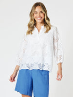 Shelly Lace Top - White