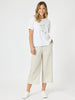 Sequin Silver Pineapple Tee - White/Silver gordon smith