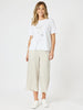 Sequin Silver Pineapple Tee - White/Silver gordon smith