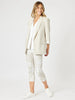 Lino Long Vest-White