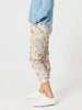 Lyla Floral Print Slim Leg Pant - Natural Floral GORDON SMITH