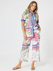 Monaco Wide Leg Pant - Sardinia Blue