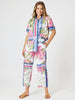 Monaco Wide Leg Pant - Sardinia Blue