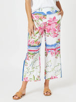 Monaco Wide Leg Pant - Sardinia Blue
