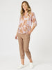 Lino Tapered Pant-Nutmeg