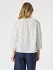 Get Dotty Top-Navy/White