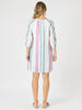 Havana Stripe Shift Dress - Basil Multi