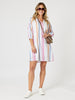 Havana Stripe Shift Dress - Basil Multi