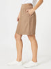 Stitch Hem Skirt - Nutmeg