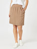 Stitch Hem Skirt - Nutmeg