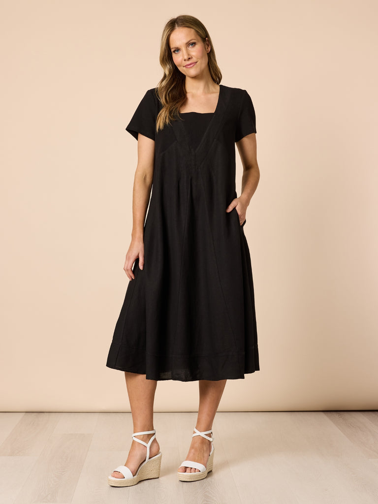 Lino Le Marais Dress - Black