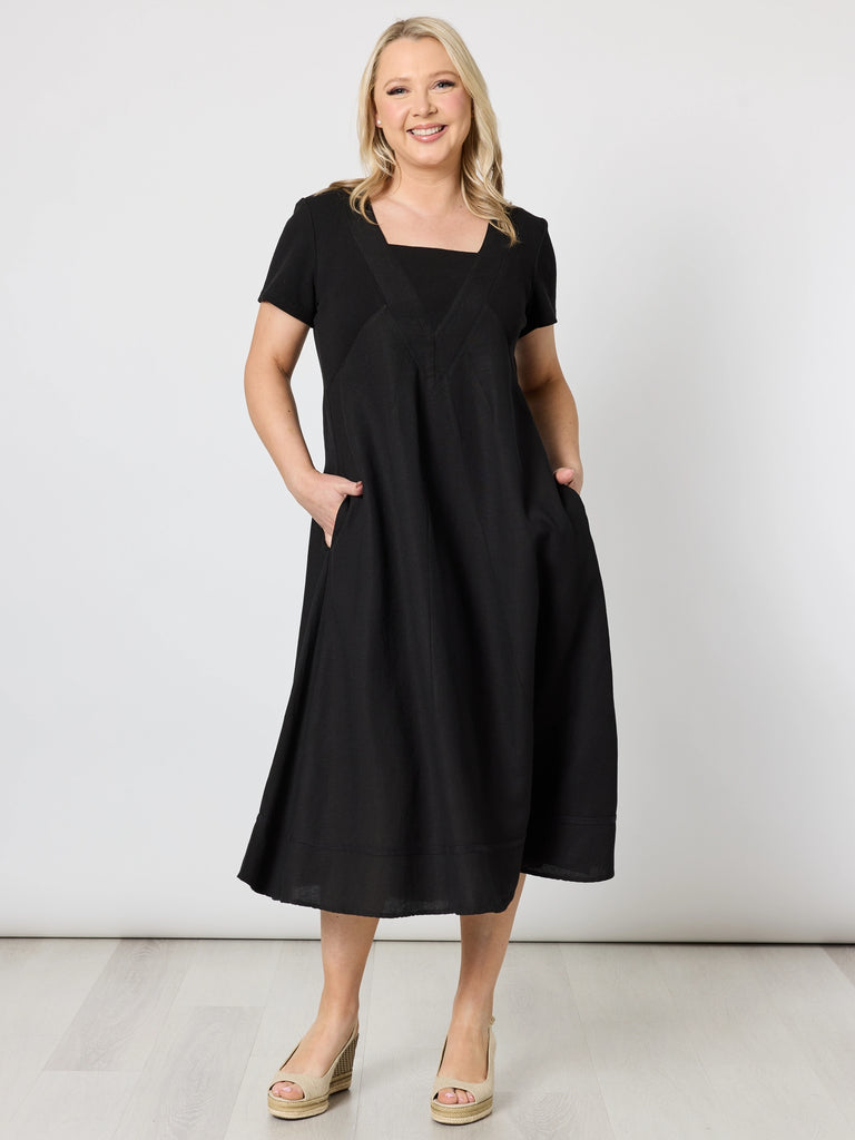 Lino Le Marais Dress - Black