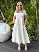 Lino Le Marais Dress-Natural