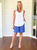 The Lino Short - Sardinia Blue