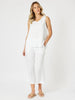 Lino Wide Leg Pant - White GORDON SMITH