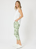 Lino Button Back Cami - White