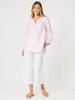 Lino Wide Leg Pant - White GORDON SMITH
