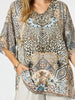 Emerson Animal Print Top - Animal gordon smith hammock & vine